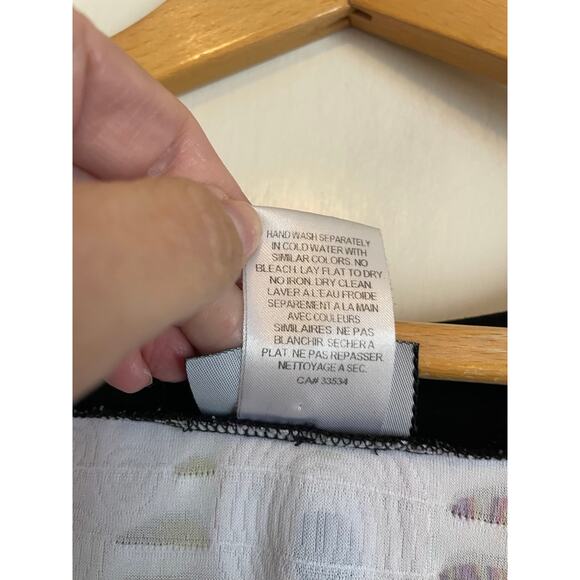 Libra babydoll tank top colorful stretchy sleeveless distressed art y2k Size L - Picture 6 of 6